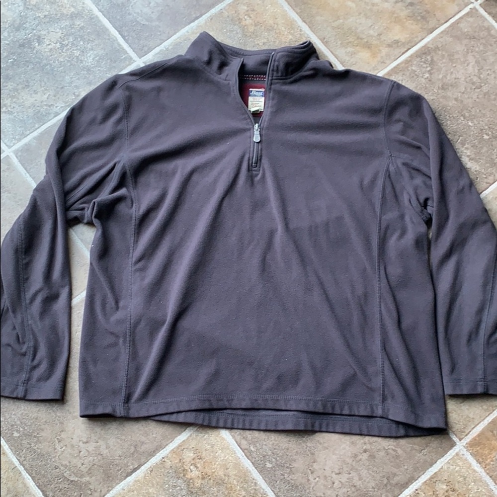Bass 1/4 zip fleece size xl